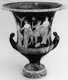 KRATER, CALYX (ATHENIAN, RED-FIGURE)
