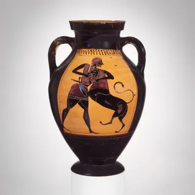 Terracotta amphora (jar)