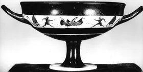 CUP, LITTLE MASTER BAND (ATHENIAN, BLACK-FIGURE)