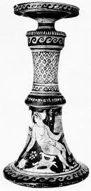 INCENSE BURNER (SOUTH ITALIAN, APULIAN, RED-FIGURE)