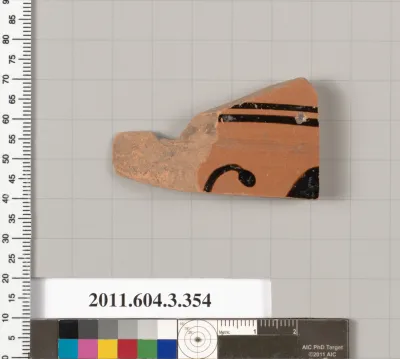 Terracotta fragment of a neck-amphora (jar)