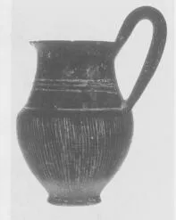 JUG (ETRUSCAN, BUCCHERO)