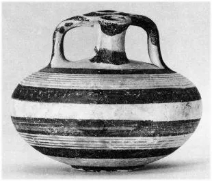 STIRRUP JAR (MYCENEAN)