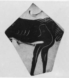 SKYPHOS, FRAGMENT (ATHENIAN, BLACK-FIGURE)