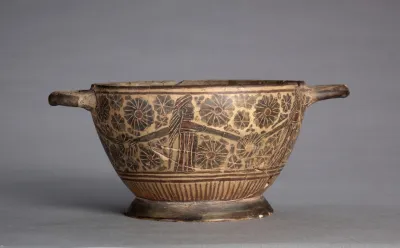 Black-Figure Kotyle (Drinking Cup): Chain of Women