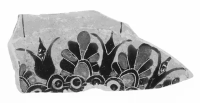 Attic Black-Figure Nicosthenic Amphora Fragment (Consists of Four Non-Joining Fragments)