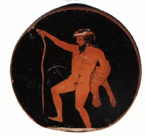 CUP, STEMLESS, FRAGMENT (ATHENIAN, RED-FIGURE)