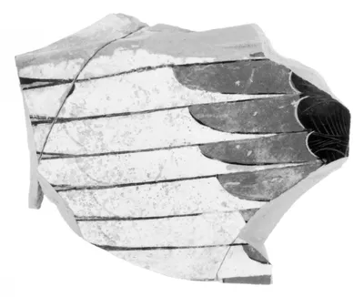 Attic Red-Figure Duck Askos Fragment (comprised of 3 joined fragments)