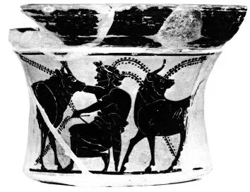 AMPHORA, NECK, FRAGMENT (ATHENIAN, BLACK-FIGURE)