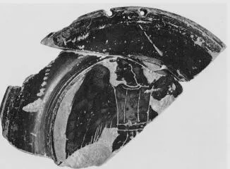 PLATE, FRAGMENT (ATHENIAN, BLACK-FIGURE)