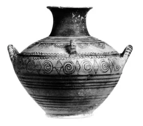 AMPHORA, BELLY (AEGINETAN, BRONZE AGE, OUTLINE)