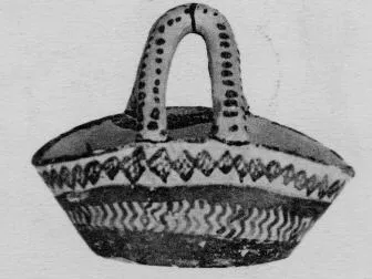 FIGURE VASE (ATHENIAN GEOMETRIC)