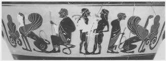 SKYPHOS (ATHENIAN, BLACK-FIGURE)