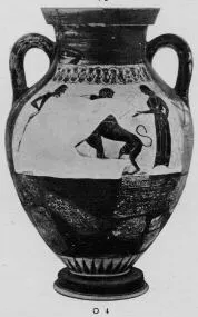 AMPHORA, BELLY, TYPE B (ATHENIAN, BLACK-FIGURE)