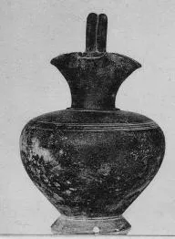 OINOCHOE (CORINTHIAN, BLACK GLAZE)