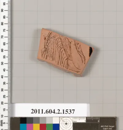 Terracotta fragment of a skyphos (deep drinking cup)