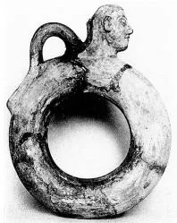 FIGURE VASE (EAST GREEK)