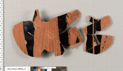 Terracotta fragments of a neck-amphora (jar)?