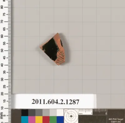 Terracotta fragment of a skyphos (deep drinking cup)