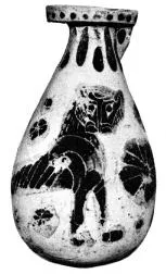 ALABASTRON (CORINTHIAN, BLACK-FIGURE)