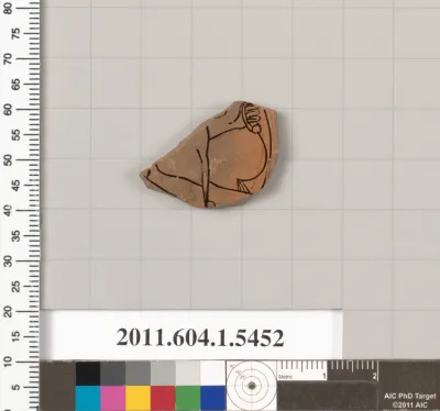 Terracotta fragment of a kylix (drinking cup)