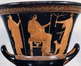 KRATER, CALYX (ATHENIAN, RED-FIGURE)
