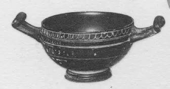 CUP (SOUTH ITALIAN, GNATHIAN, ADDED COLOUR)