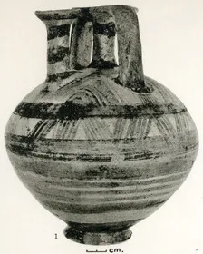 STIRRUP JAR (CYPRIOT, MYCENAEAN STYLE)