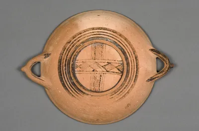 Cypriot Black on Red Ware Plate