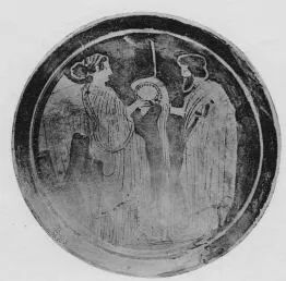 CUP, STEMLESS (ATHENIAN, RED-FIGURE)