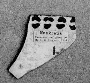 CHALICE, FRAGMENT (EAST GREEK, NAUCRATITE)