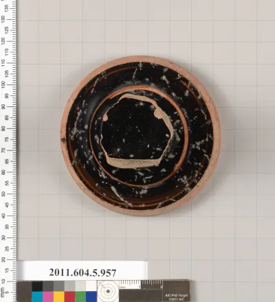 Terracotta fragment of a kylix (drinking cup)