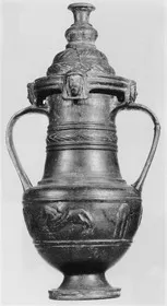 AMPHORA, BELLY (ETRUSCAN, BUCCHERO)