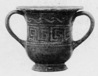 KANTHAROS (SOUTH ITALIAN, BLACK GLAZE)