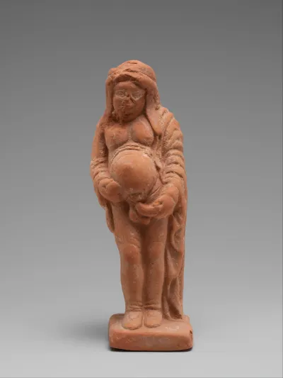 Terracotta statuette of an actor