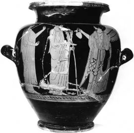 STAMNOS (ATHENIAN, RED-FIGURE)