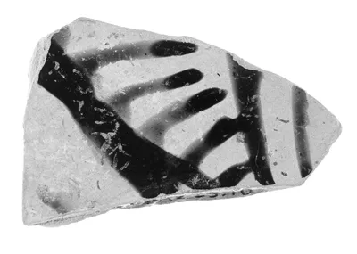 Etruscan Black-Figure Vase Fragment