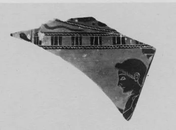 HYDRIA, FRAGMENT (ATHENIAN, BLACK-FIGURE)