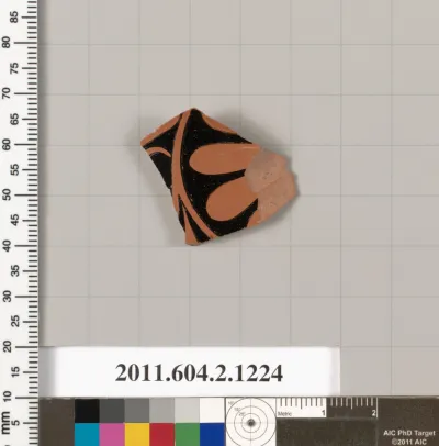Terracotta fragment from a kantharos: head vase?