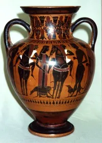 AMPHORA, BELLY (ATHENIAN, BLACK-FIGURE)