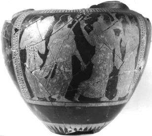 KRATER, COLUMN (ATHENIAN, RED-FIGURE)
