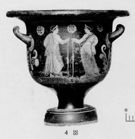 KRATER, BELL (SOUTH ITALIAN, APULIAN, RED-FIGURE)