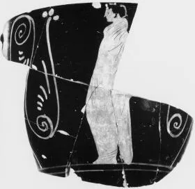 SKYPHOS, FRAGMENTS (FALISCAN, PSEUDO RED-FIGURE)