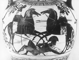 AMPHORA, NECK (ATHENIAN, BLACK-FIGURE)