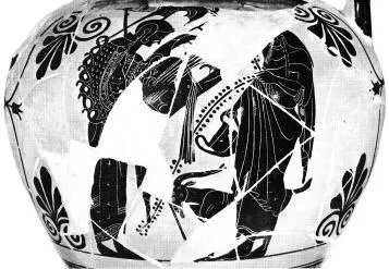 AMPHORA, NECK (ATHENIAN, BLACK-FIGURE)