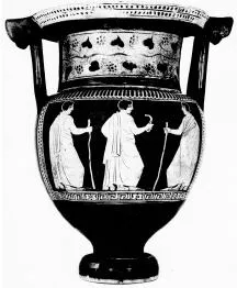 KRATER, COLUMN (ITALIOTE, RED-FIGURE)