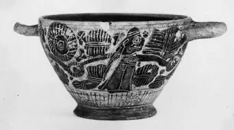 SKYPHOS (CORINTHIAN, BLACK-FIGURE)