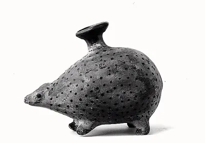 aryballe ; vase plastique
