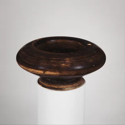 Terracotta plemochoe (vase for perfume)