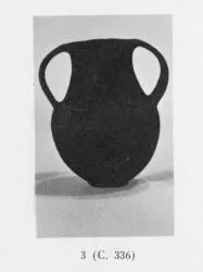 AMPHORA, BELLY (ETRUSCAN, BUCCHERO)